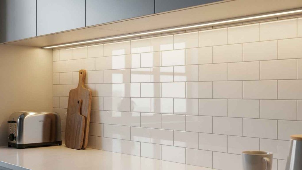 Add Peel-and-Stick Backsplash Tiles