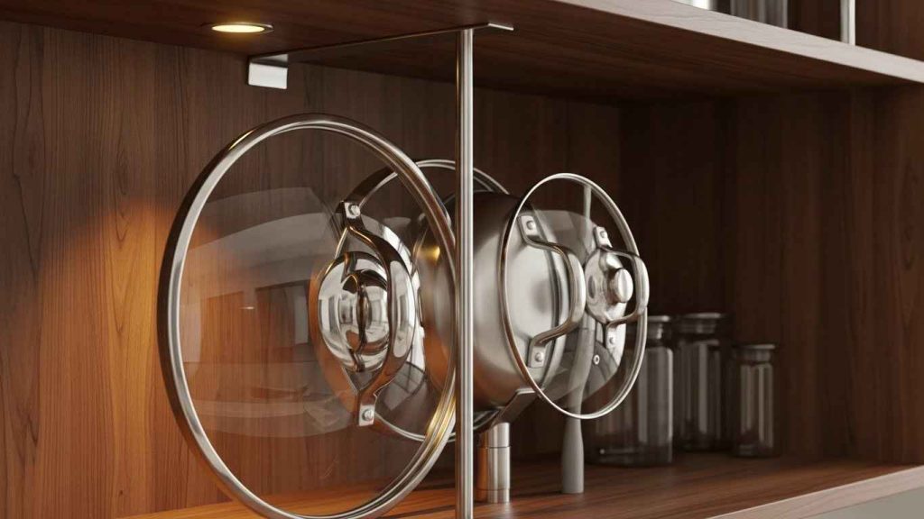 Add Tension Rods for Lids