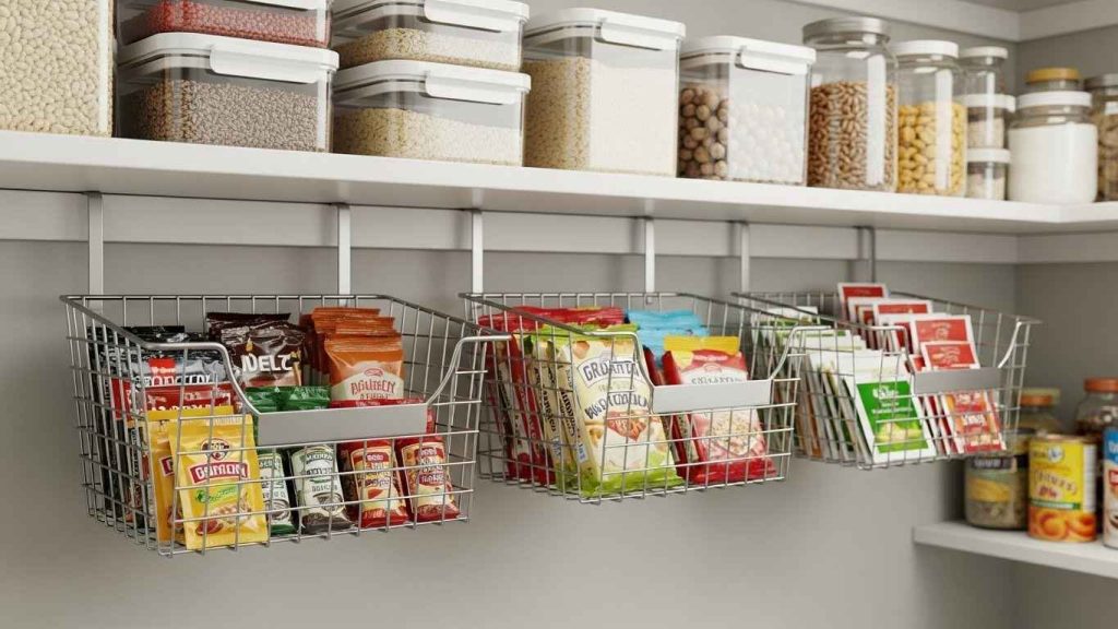 Add Under-Shelf Basket Storage