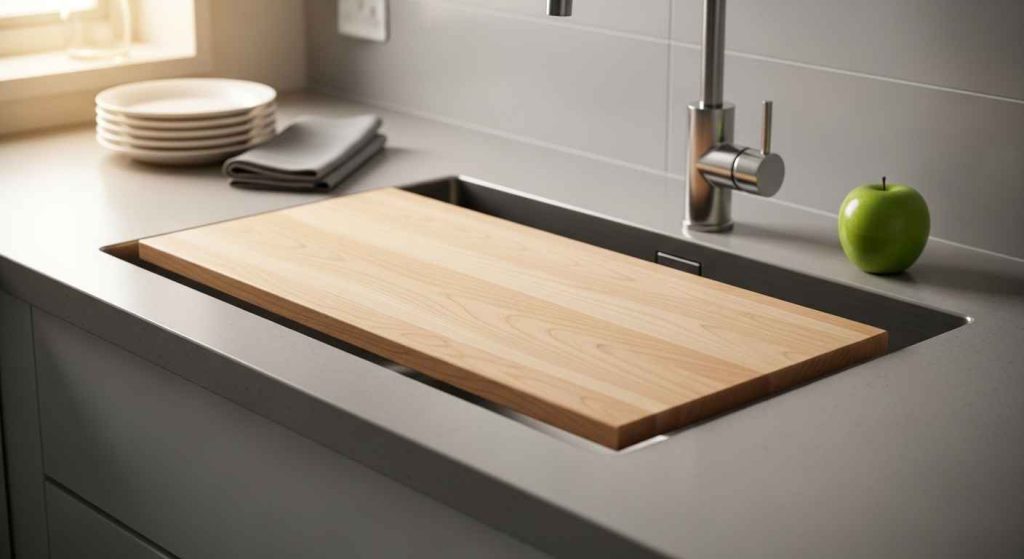 Add a Cutting Board Over the Sink