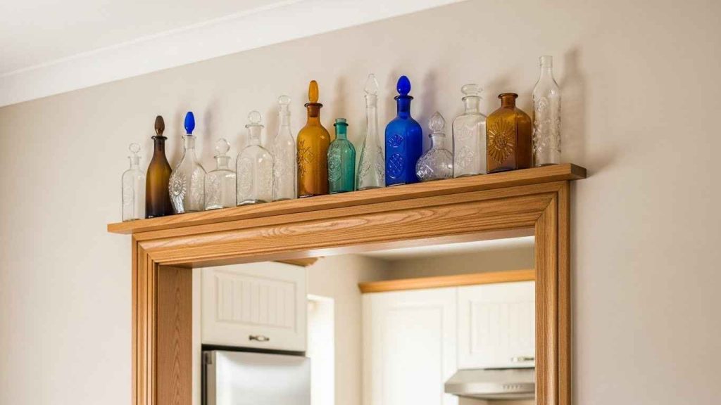 Add a Narrow Shelf Above the Door
