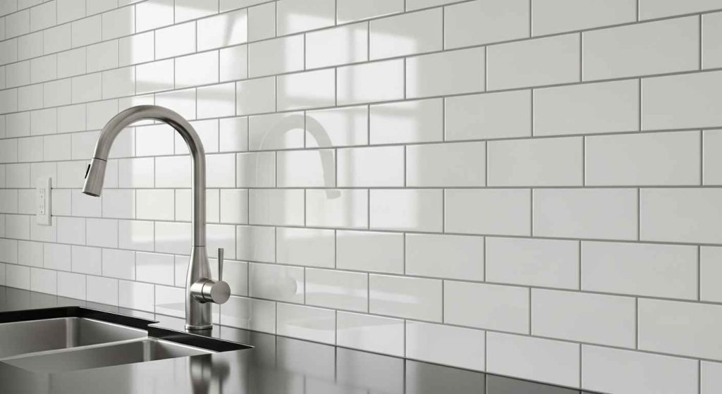 Apply a Stylish Peel-and-Stick Backsplash