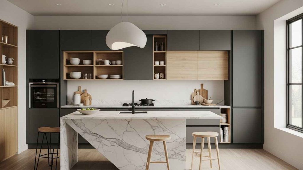 Asymmetrical Cabinet Designs