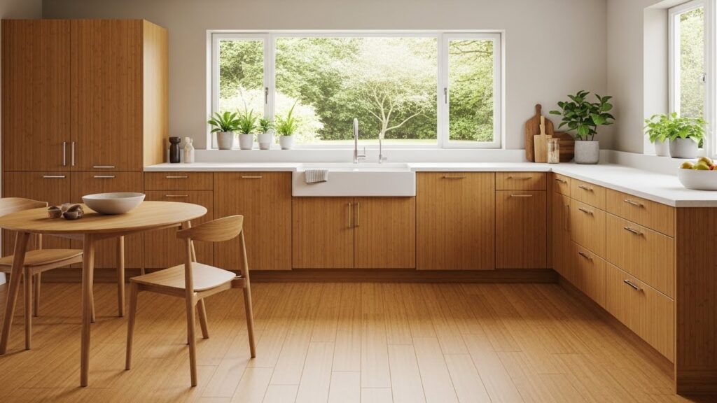 Bamboo Cabinets and Flooring