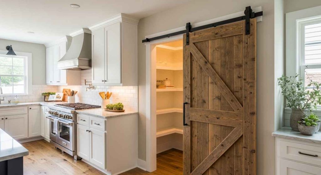 Barn Door Pantry Solution