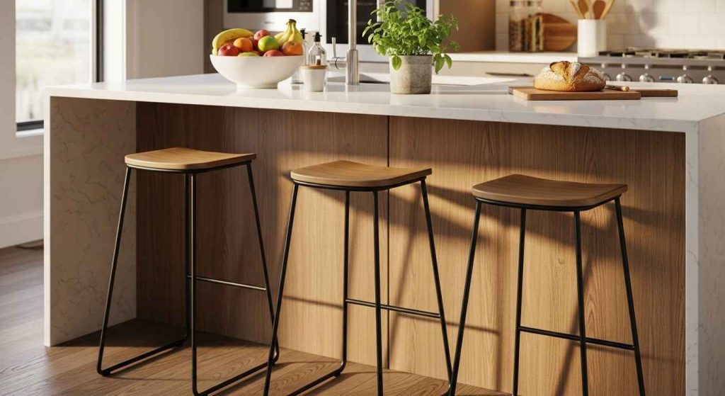 Black Barstool Seating