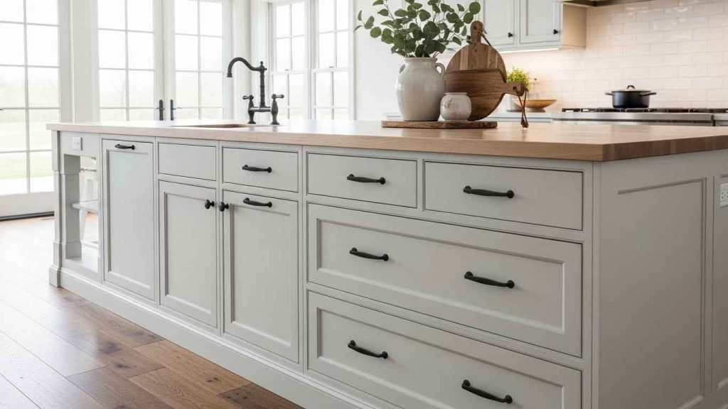 Black Hardware for a Bold Contrast