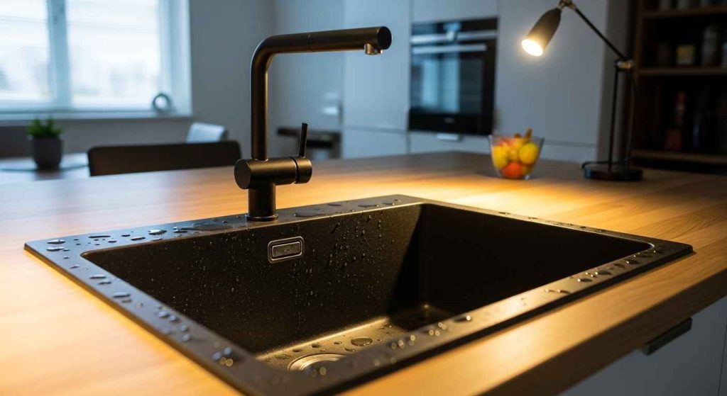 Black Stone Sink