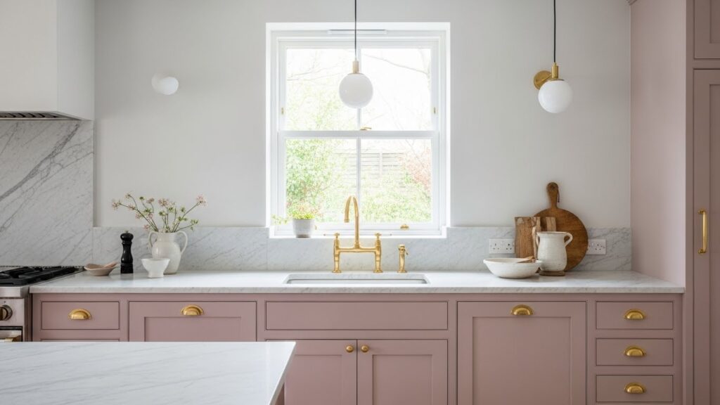 Blush Pink & Brass