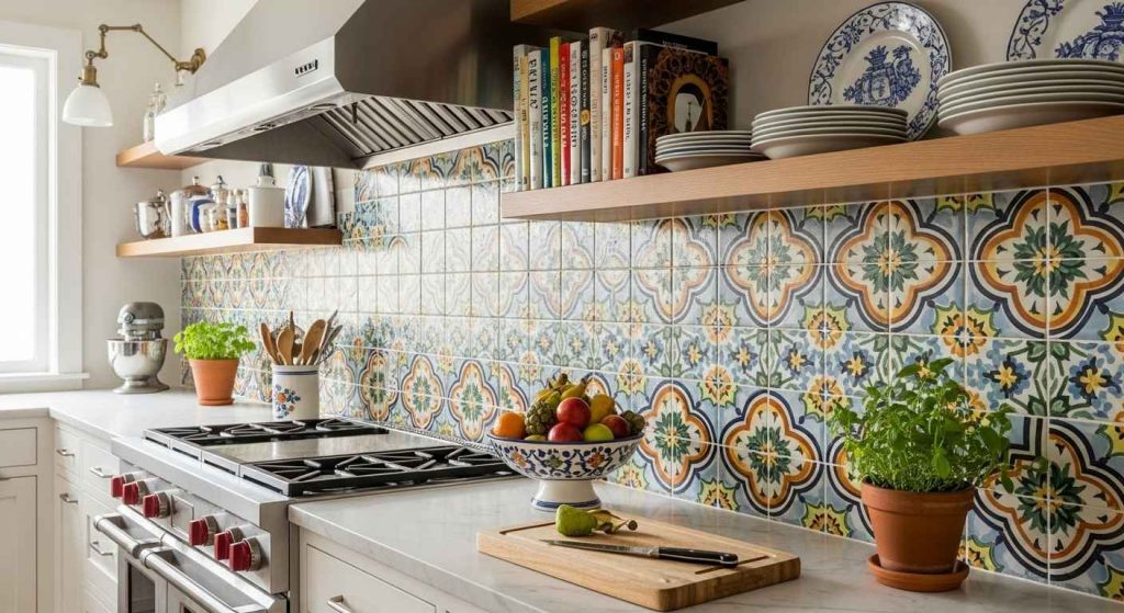 Bold Cement Tile Statement