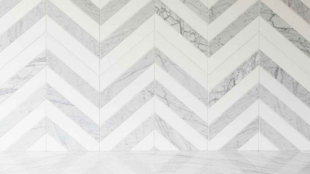 Bold Marble Chevron Patterns