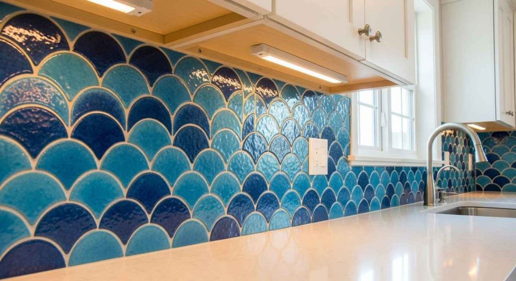 Bold Moroccan Fish Scale Tiles