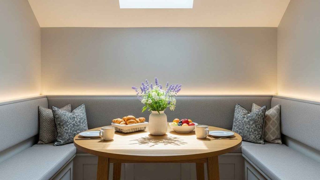Breakfast Nook Accent Lighting