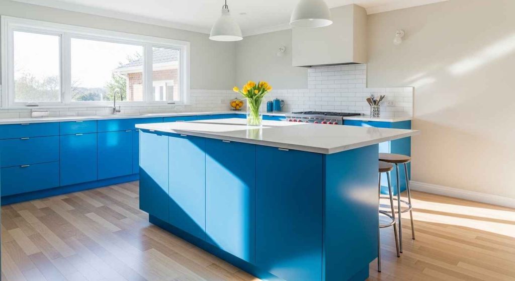 Brilliant Blue for a Pop of Color