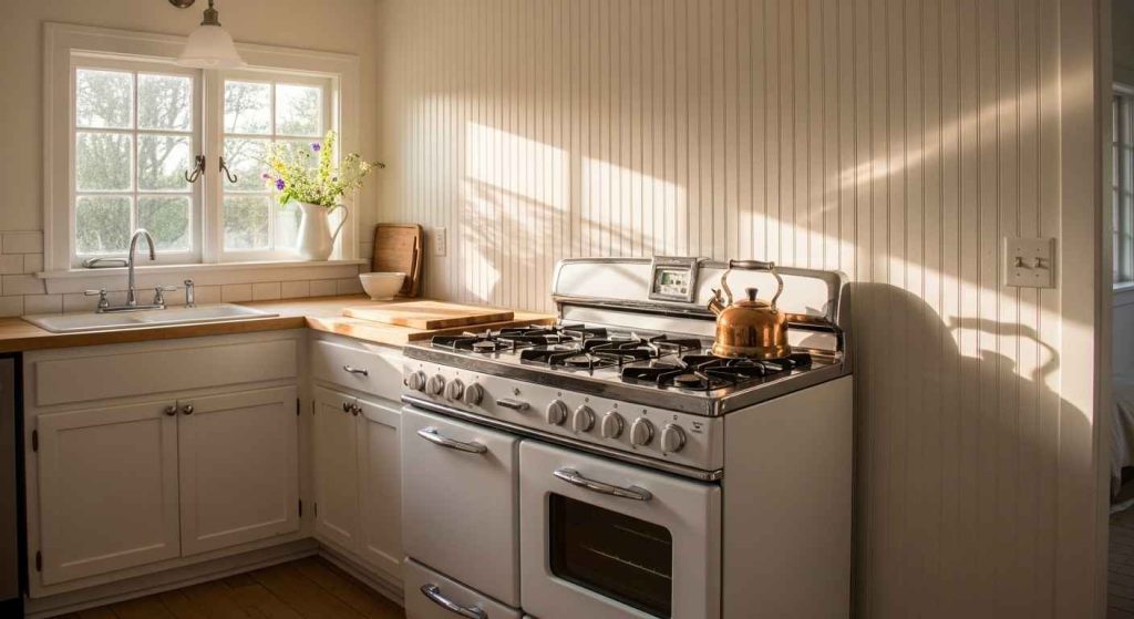 Budget-Friendly Beadboard Backsplash