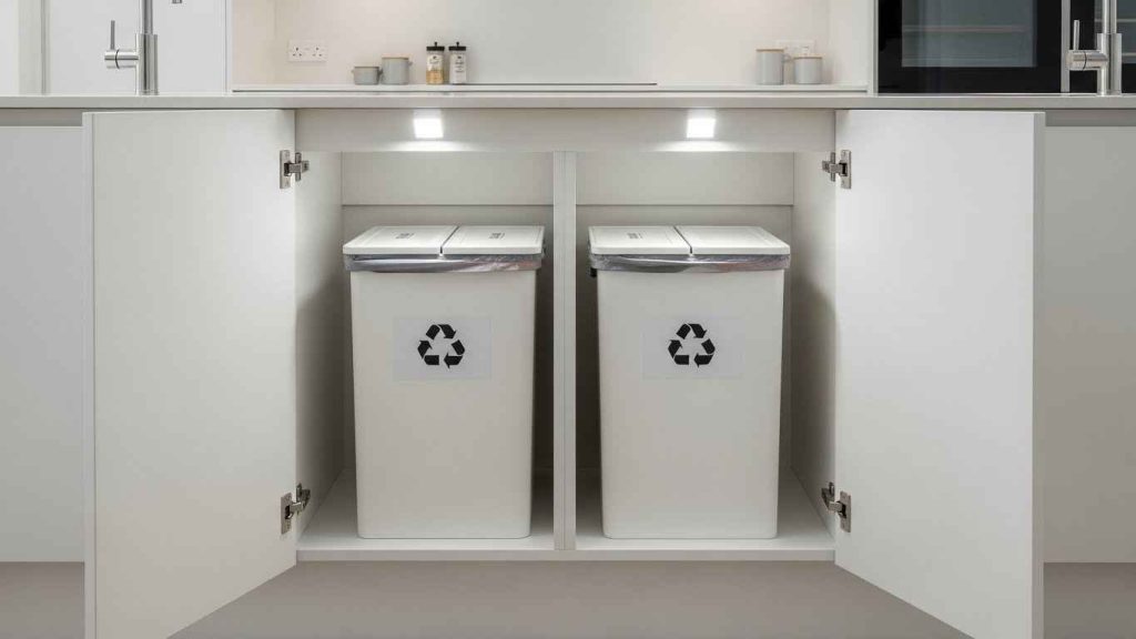Built-In Trash and Recycling Center