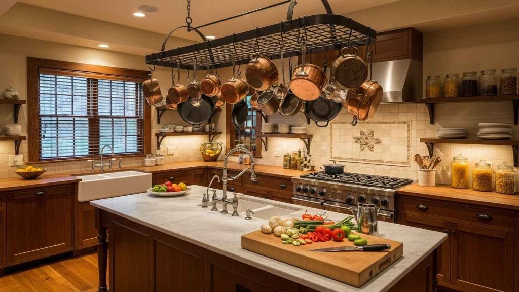 Ceiling-Hung Pot Rack Conversions