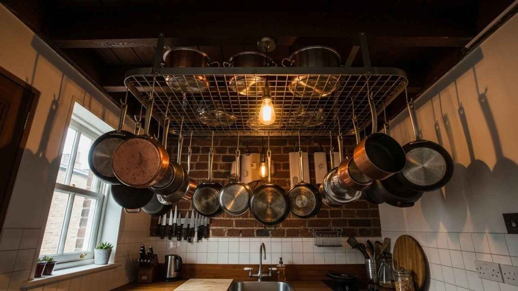 Ceiling-Hung Pot Racks