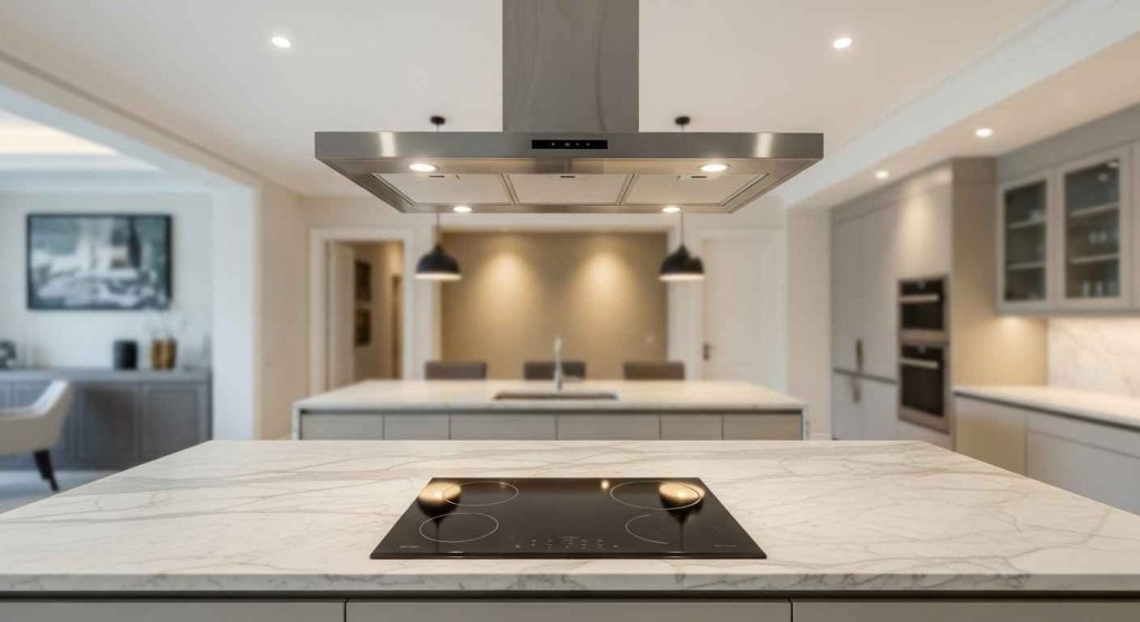 Centered Cooktop Focal Point