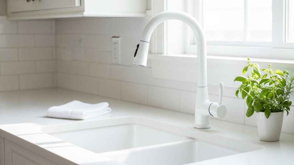 Chic White Faucet Selections