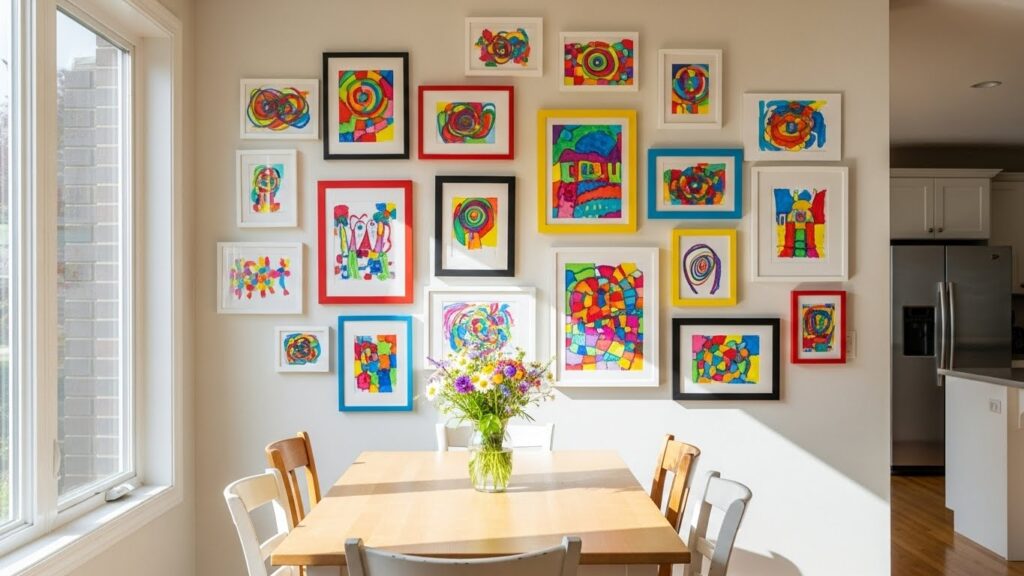 Children's Art as Kitchen Masterpieces