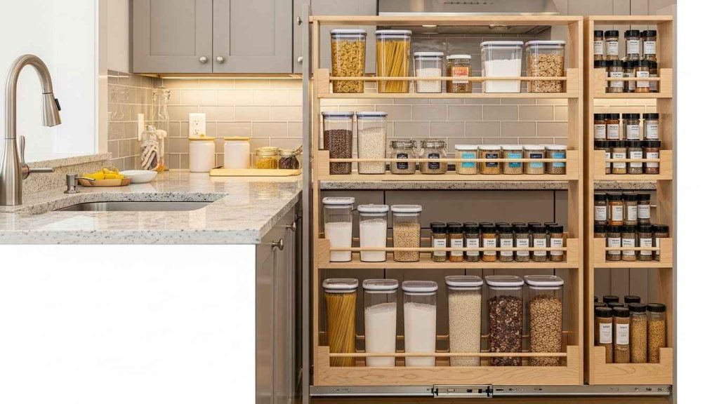 Choose a Pull-Out Pantry System