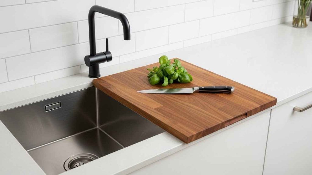 Choose a Sink with a Cutting Board Cover