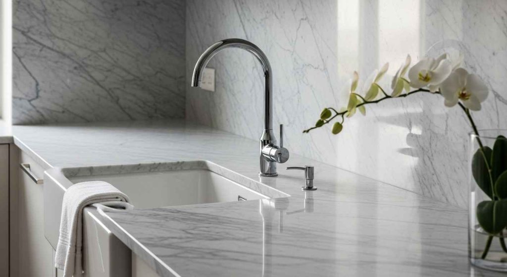 Classic Carrara Countertops