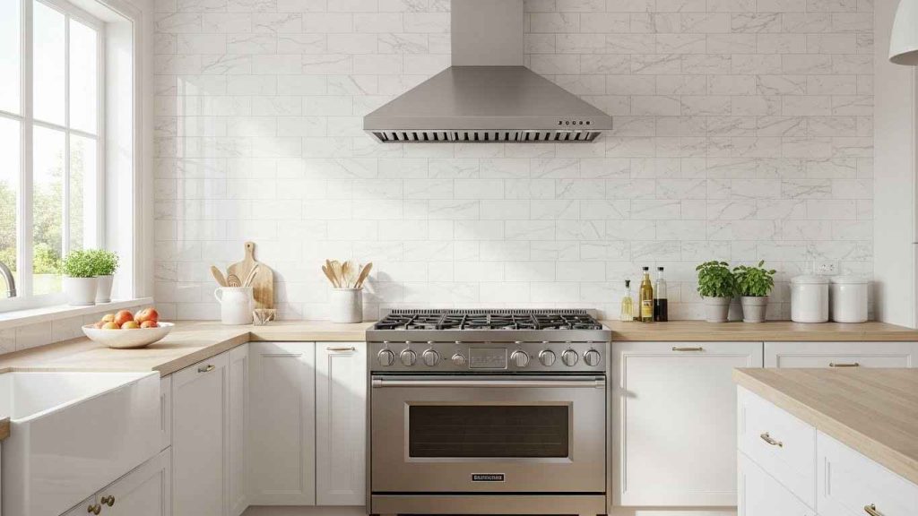 Classic Carrara White Subway Tiles