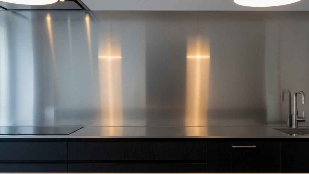Classic Stainless Steel Backsplash