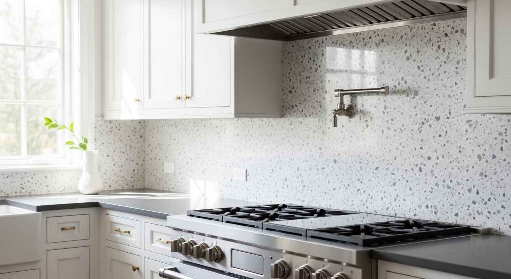 Classic Terrazzo Backsplash Revival