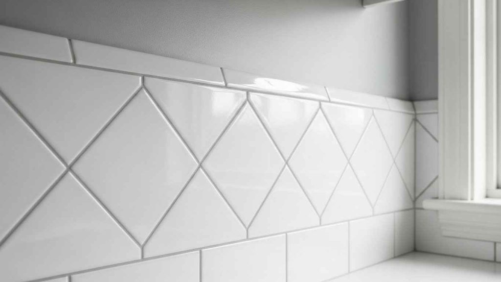 Classic White Diamond Tiles