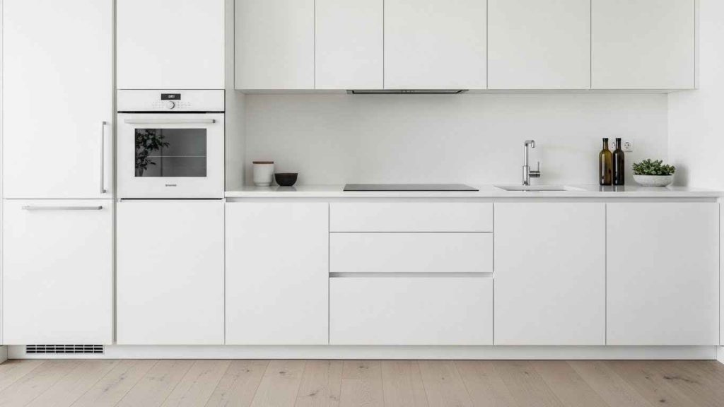 Clean Lines with Integrated Appliances