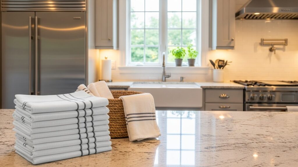 Cloth Over Paper Towels