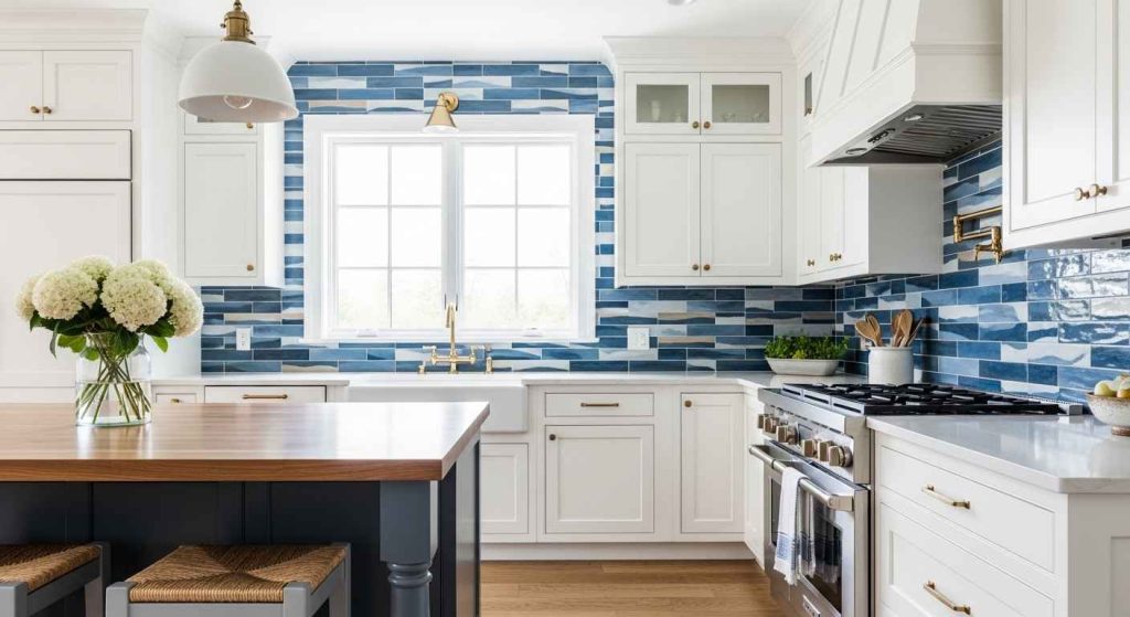 Coastal Blue Encaustic Designs