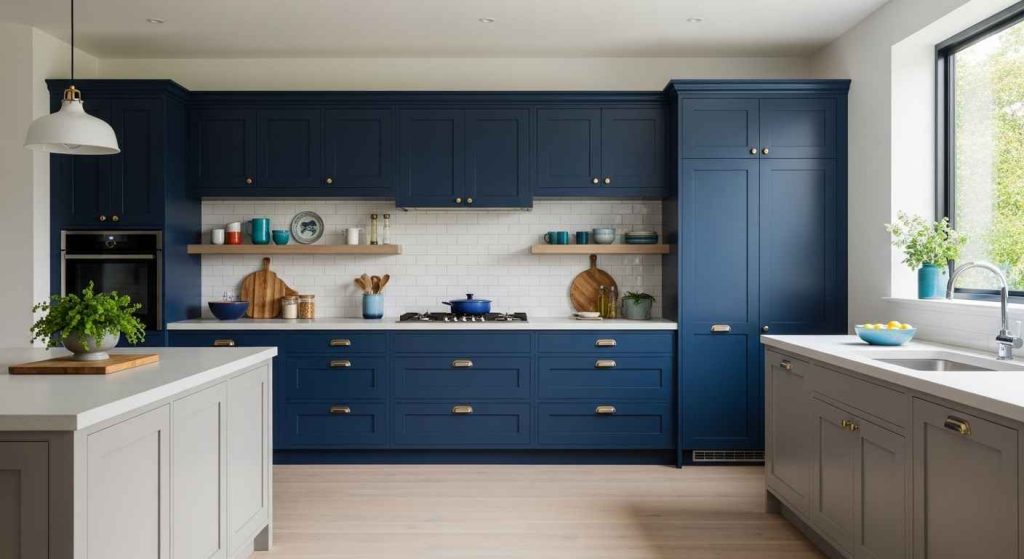 Color-Blocked Cabinets