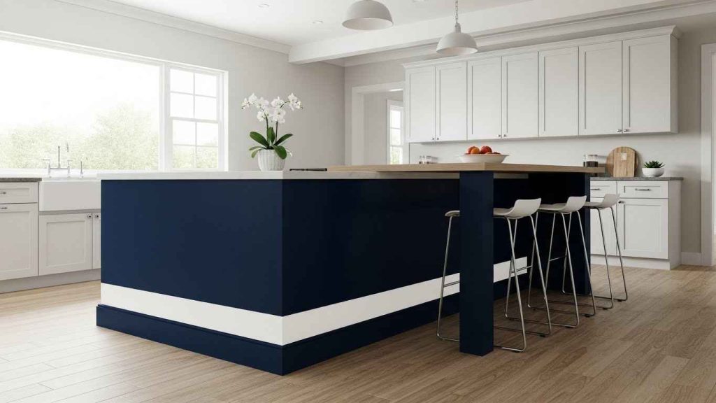 Color-Blocked Trim Detail