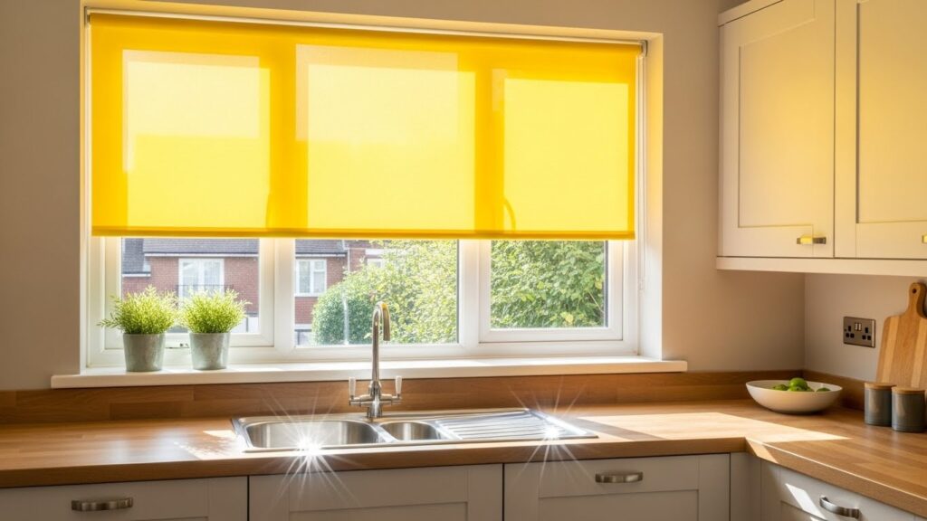 Colorful Blinds to Brighten the Room