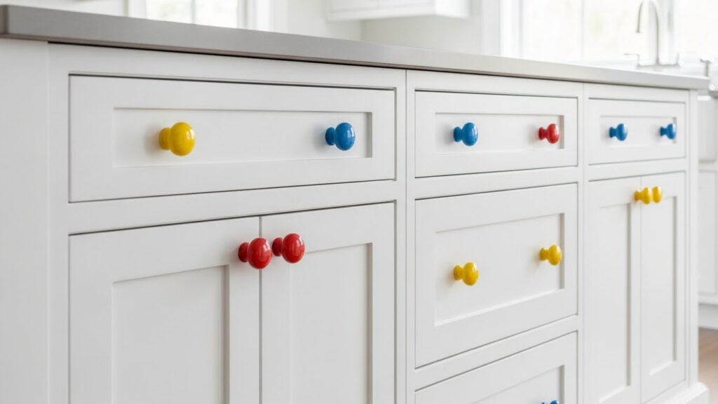 Colorful Painted Hardware