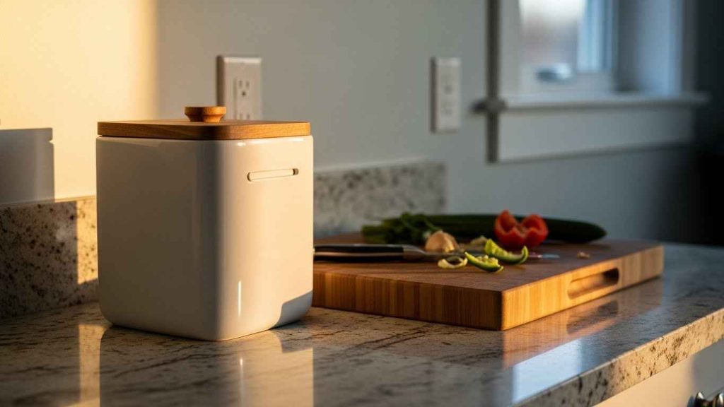 Compost with a Countertop Bin