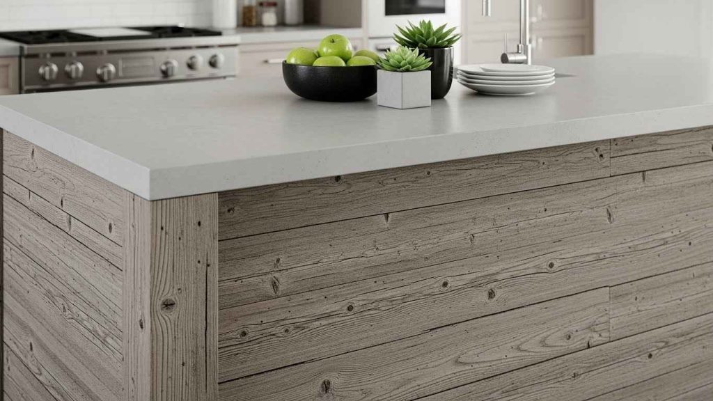 Concrete & Weathered Wood Combo