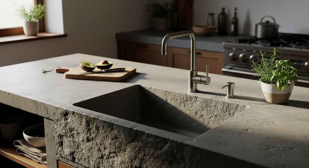 Concrete and Stone Accents