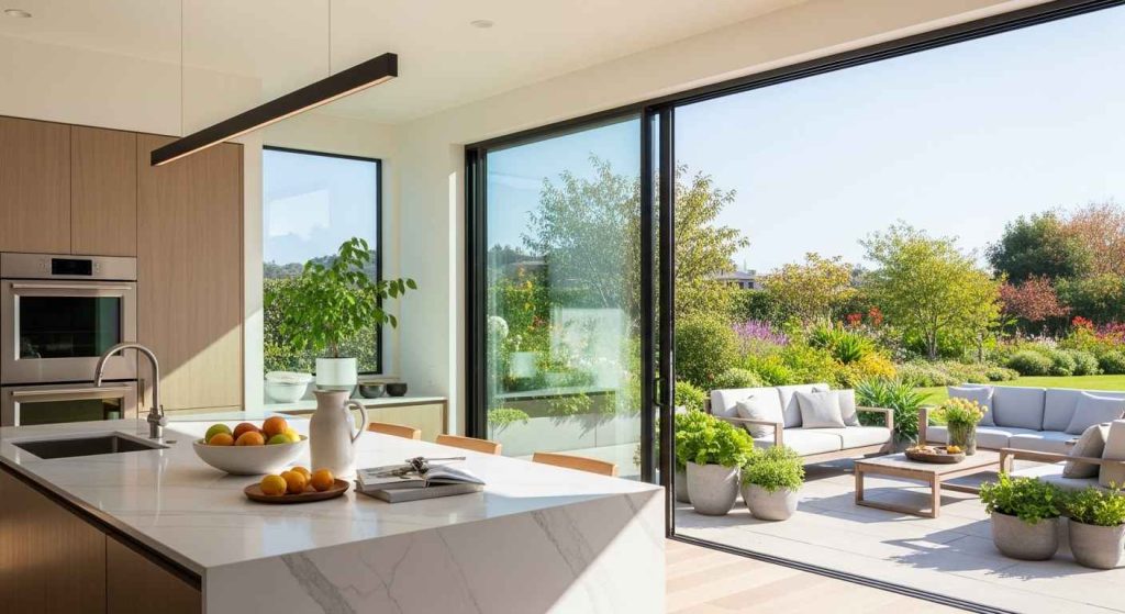 Connect to the Outdoors with a Sliding Door