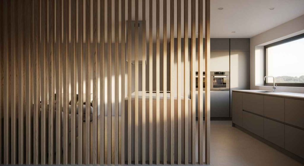 Contemporary Wooden Slat Walls