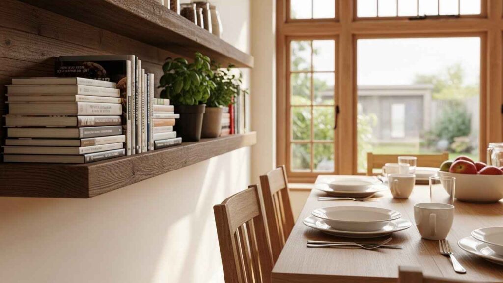Cookbook Display Shelf