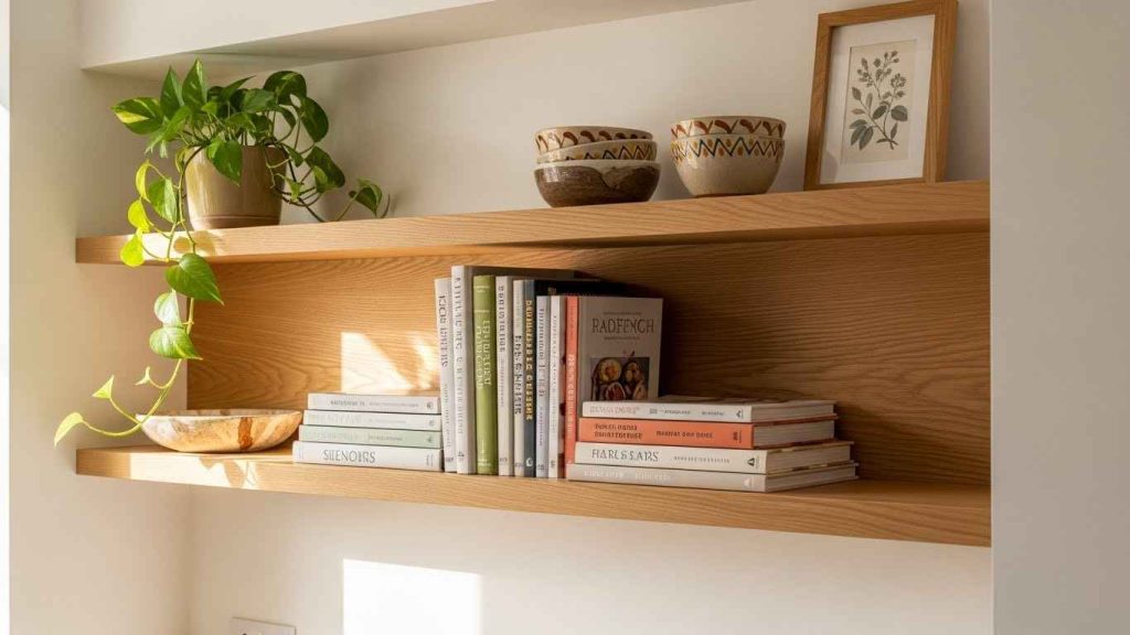 Cookbook Shelving & Display Nooks