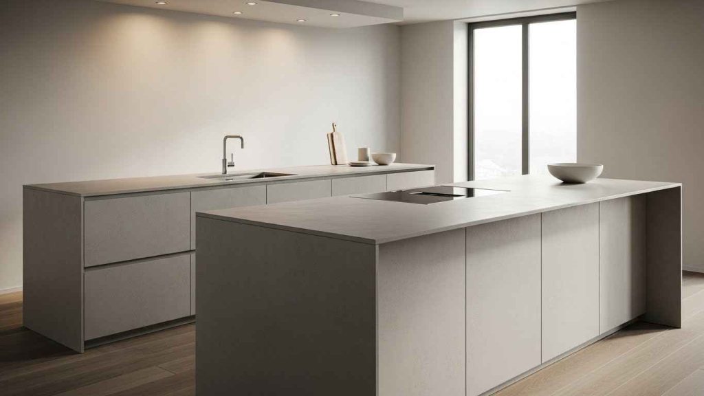 Coordinating Matte Countertops