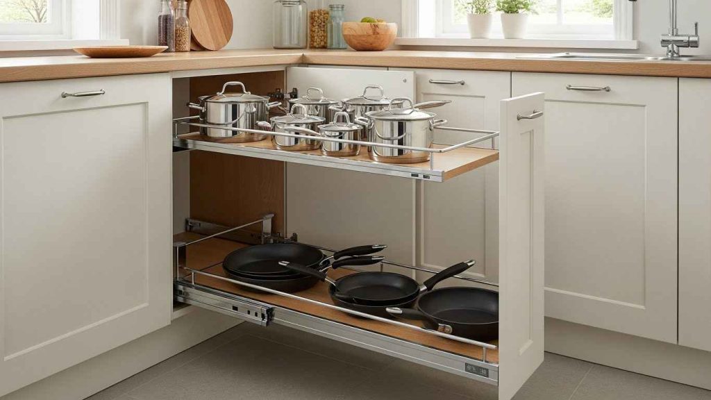 Corner Pull-Out Cabinet Systems