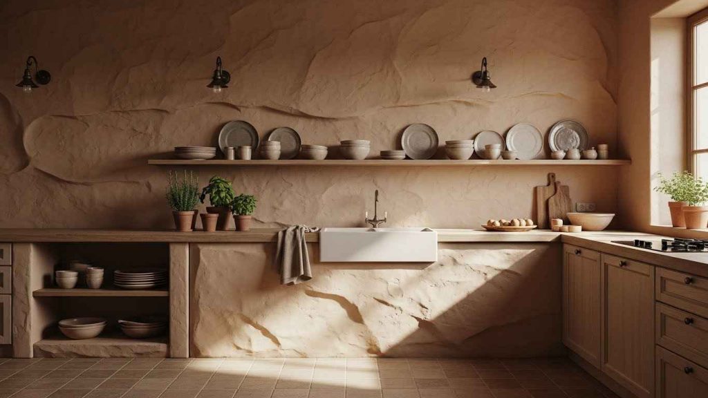 Cozy & Textured Plaster Finish