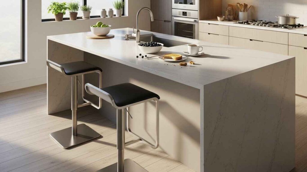 Create a Breakfast Bar with Overhang